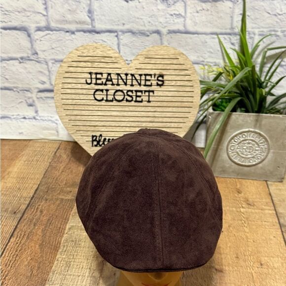 Cremieux Collection Brown Cabbie Flat Cap Hat Size S/M peaky blinders - Picture 3 of 7